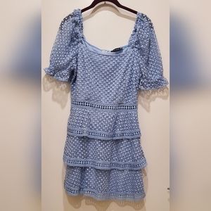 Baby blue dress